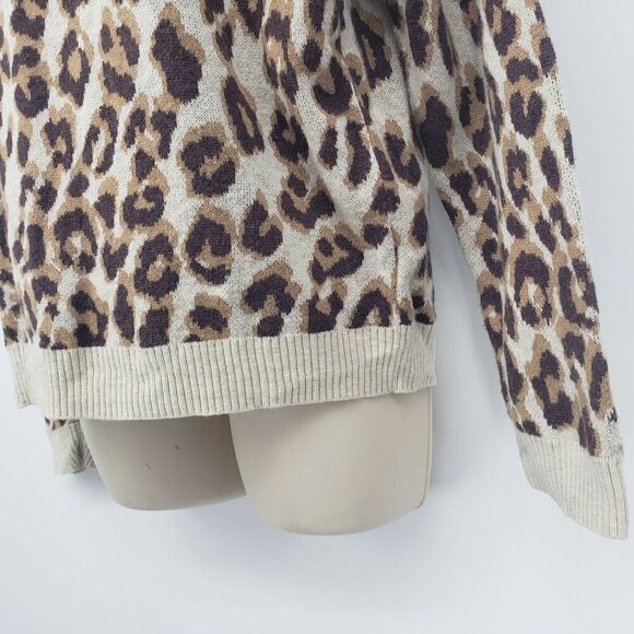 A New Day Sweater Animal Print Crew Neck - Picture 3 of 6